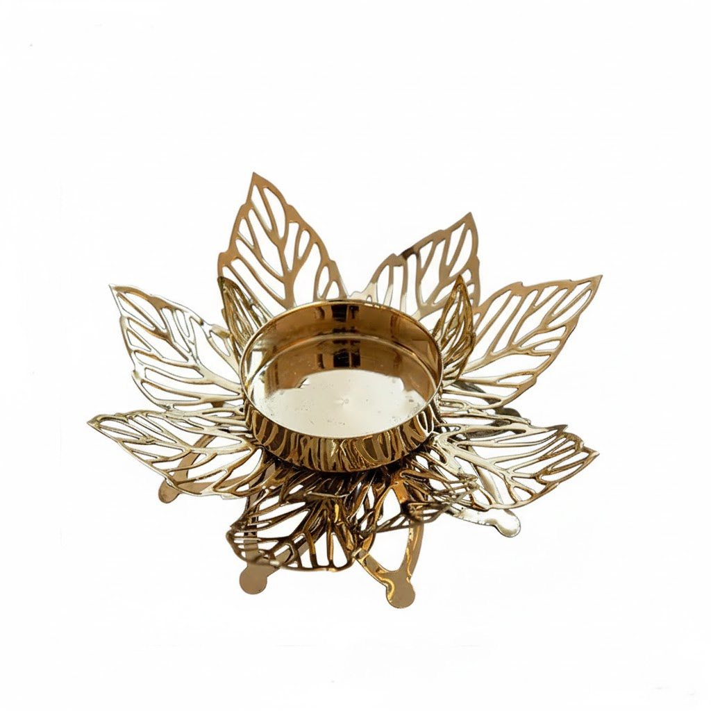 PCH-16 شمعدان معدني اوراق