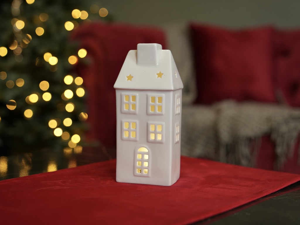 PCH-25 بيت سيراميك ابيض بانارة