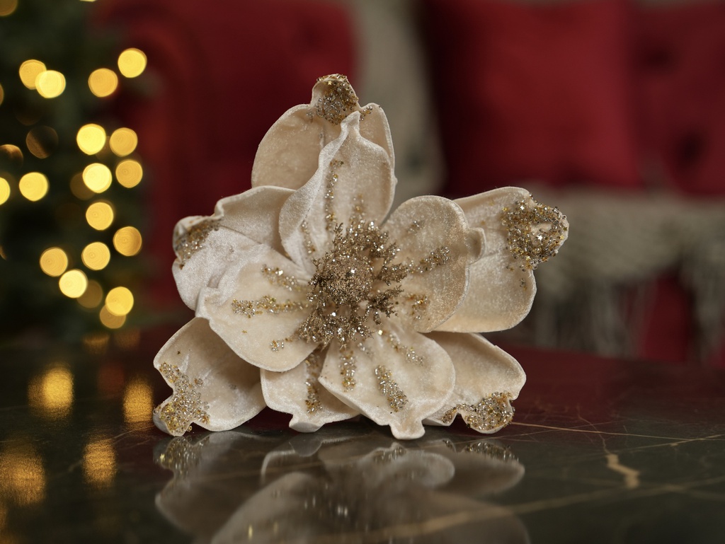 PCH-22 وردة قماش بيجي