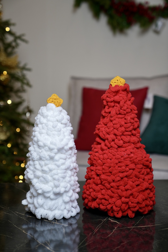 Minime شجرة كرسمس كروشيه بكركش