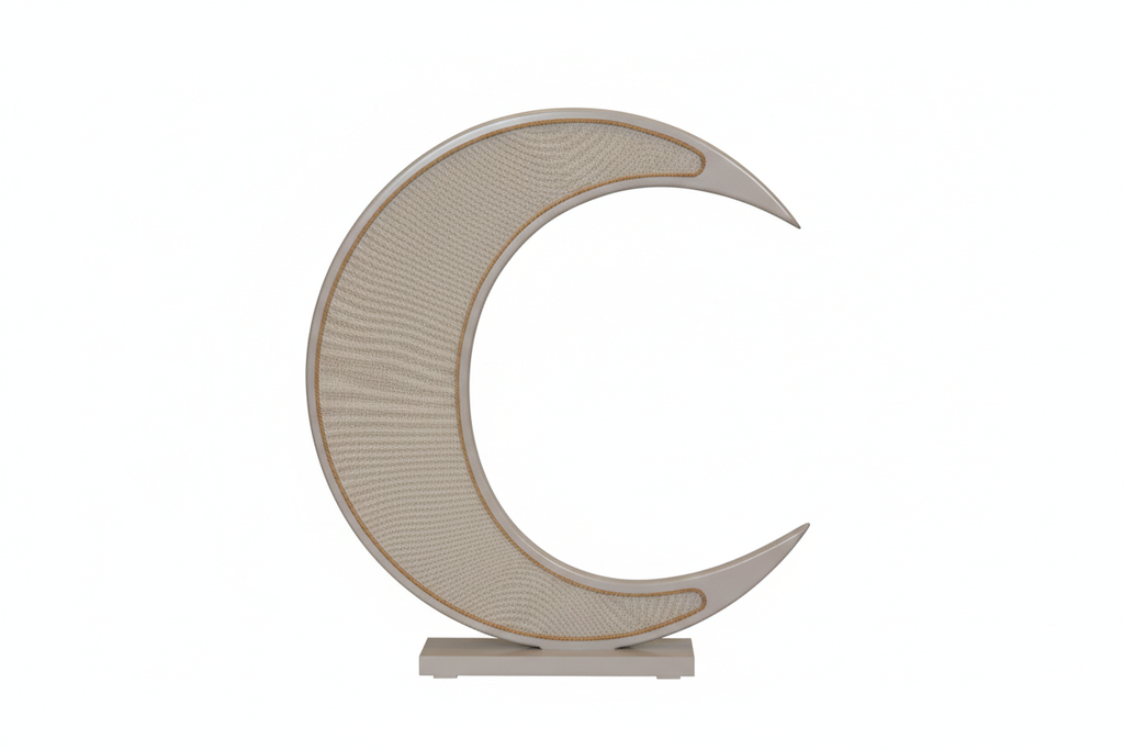 ستاند هلال قماش بانارة اطار MDF