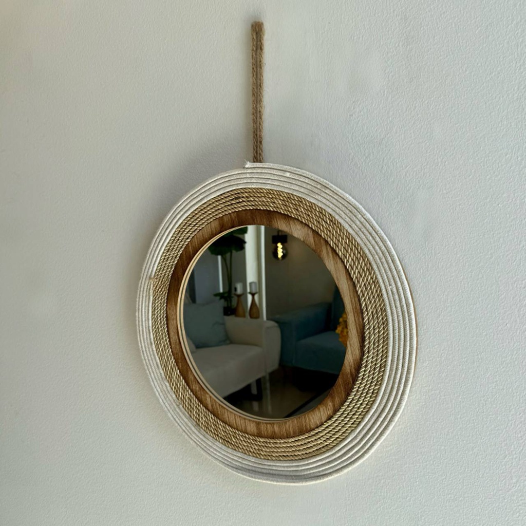 MZL1-12/13/14  مرآة دائري حبل 40سم