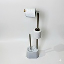 MZL3-09/10 ستاند حمام فرشاة + حامل مناديل