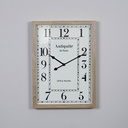 O5-16  ساعة جدارية مستطيلة 40*55 سم اطار خشبي