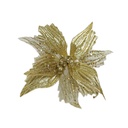 PCH-19 وردة قماش ذهبي لماع