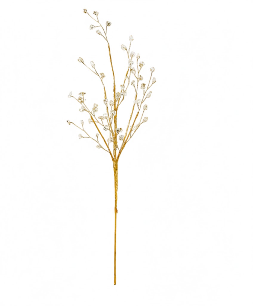 PCH-33 غصن كرستال ذهبي 35سم