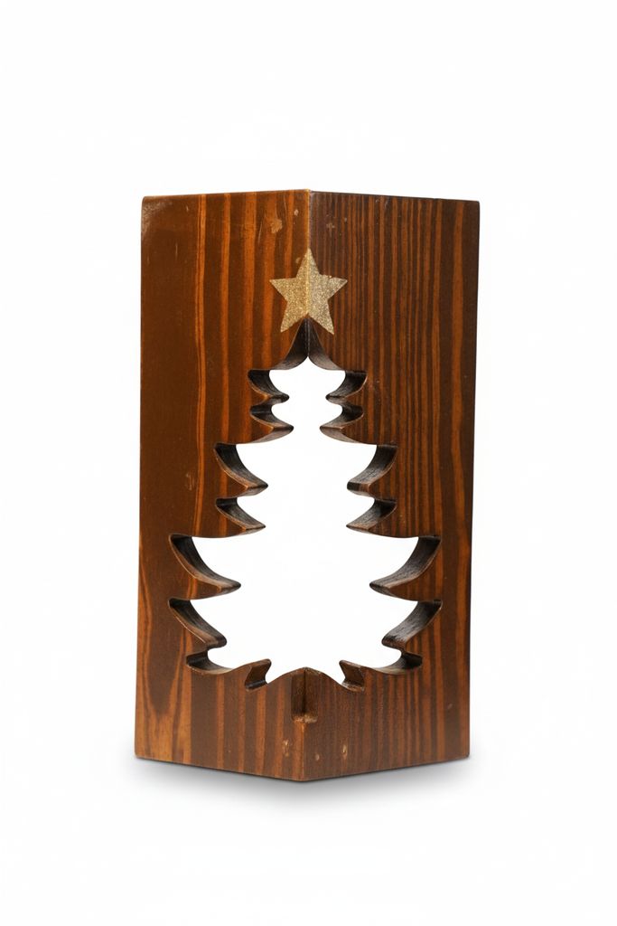 شجرة كرسمس خشب ستاند زاوية