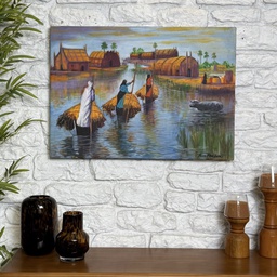 لوحة البلداوي اهوار  50*70