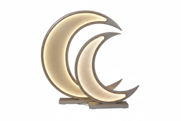 ستاند هلال قماش بانارة اطار MDF