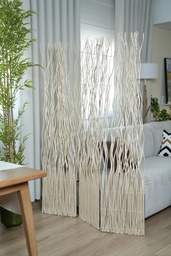 O7-05 قاطع خوص مموج بيجي 180*120 سم